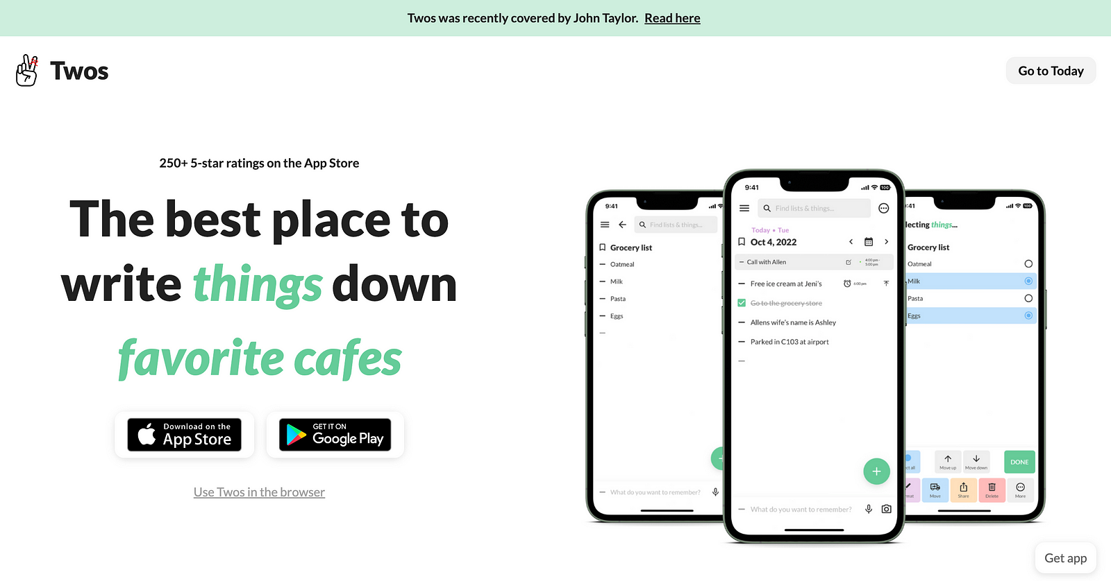 The Best Digital Bullet Journal App copy | Twos App