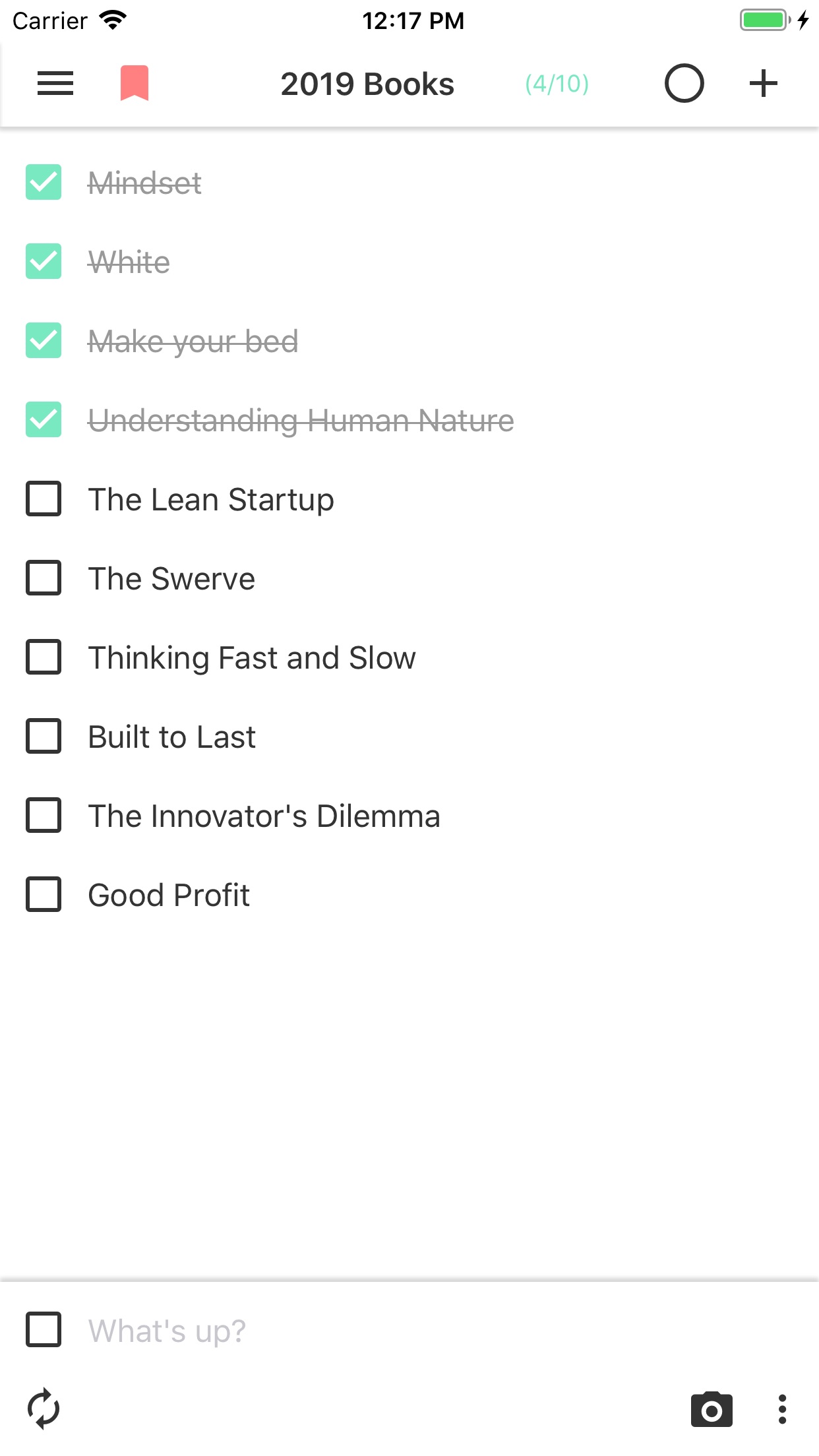 Twos - Notes and Lists